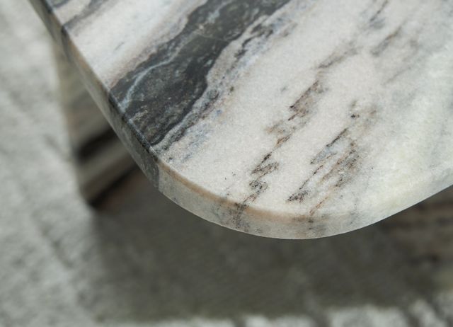 Signature Design by Ashley® Baretton Black/Taupe/White Cocktail Table-3