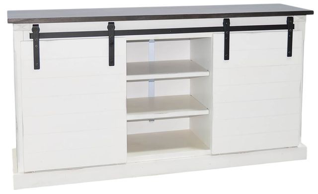 Sunny Designs™ European Cottage 65" TV Console with Barn Door-0