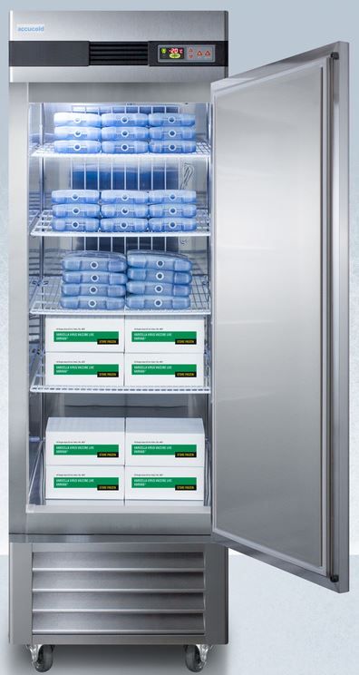 Accucold® Pharma-Lab Performance Series 28" 23 Cu. Ft. Stainless Steel Upright Pharmacy Freezer-3