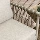 Classic Home Leo Taupe Teak Wood Outdoor Accent Chair-4
