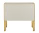 Currey & Company Arden Ivory/Satin Brass/Gray Chest-2