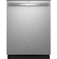 GE® 24" Fingerprint Resistant Stainless Steel Built In Dishwasher with Sanitize Cycle and Dry Boost-0