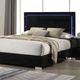 Furniture of America® Sinistra Piano Black Queen Panel Bed-1