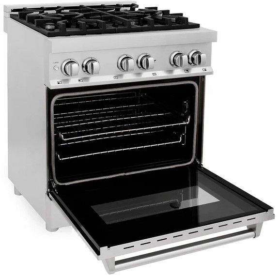 ZLINE Legacy 30" Stainless Steel Pro Style Dual Fuel Range-3