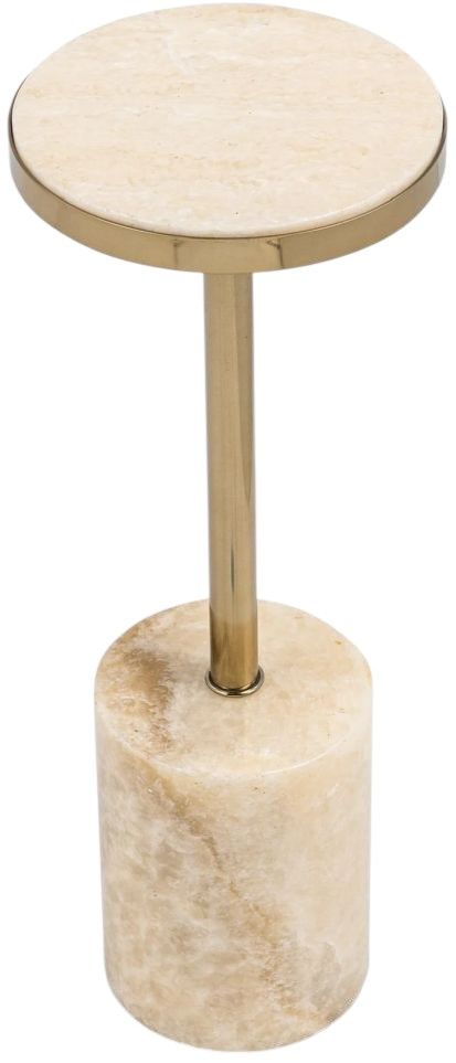 Classic Home Jordyn Champagne Small Accent Table-2