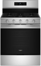 Whirlpool® 30" Fingerprint Resistant Stainless Steel Freestanding Gas Range