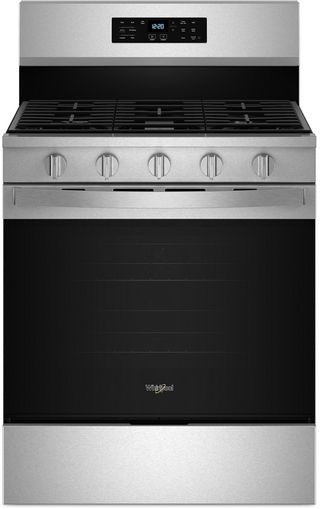 Whirlpool® 30" Fingerprint Resistant Stainless Steel Freestanding Gas Range