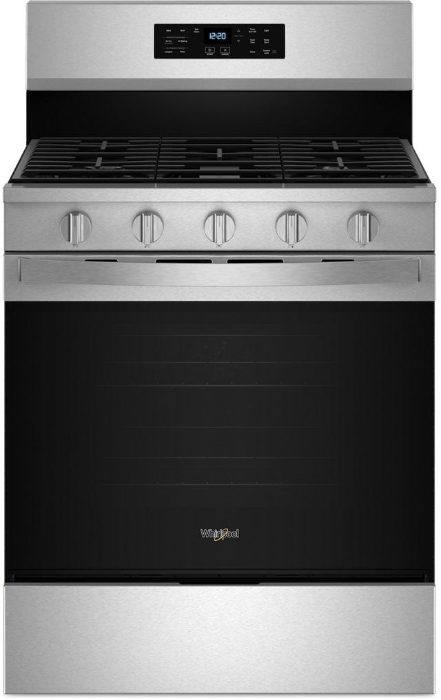 Whirlpool® 30" Fingerprint Resistant Stainless Steel Freestanding Gas Range-0