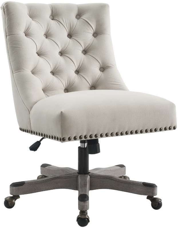 Linon Della Natural Office Chair-0