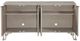 Bassett Mirror Cooper Light Gray Server-3