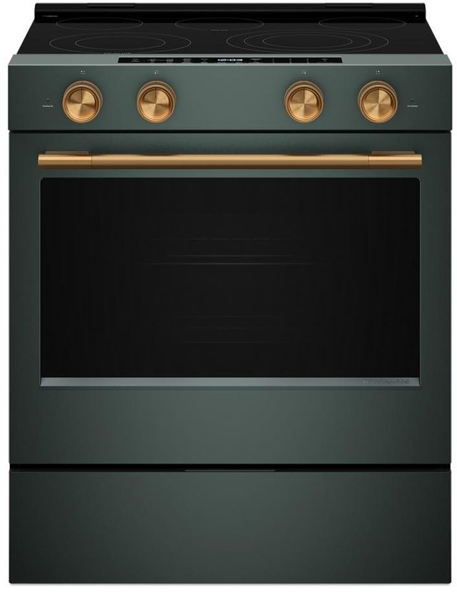 KitchenAid® 30" Juniper Smart Slide-in Electric Range with Two Even-Heat™ Hyper Elements-3