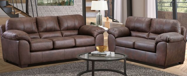 American Wholesale Furniture Wildwood Chocolate Sofa-1