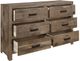 Mazin Furniture® Mandan Weathered Pine Dresser-2