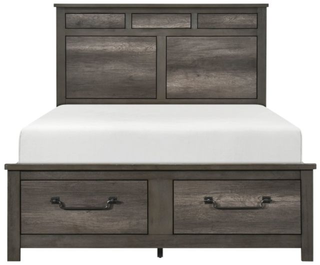 Homelegance® Lenior Gray King Storage Platform Bed-2