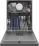 GE® 24" Stainless Steel Built-In Dishwasher with Front Controls and Power Cord-4
