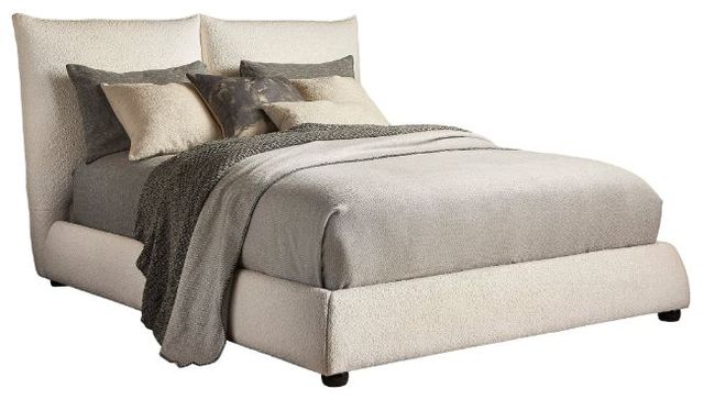 Parker House® Cumulus Cozy Snow Queen Upholstered Panel Bed-0