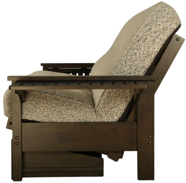 Kodiak Furniture Alamosa Graystone Full Futon Frame with Storage-3