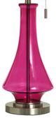 Stylecraft Austin Allen James Fuchsia/Silver Table Lamp-1