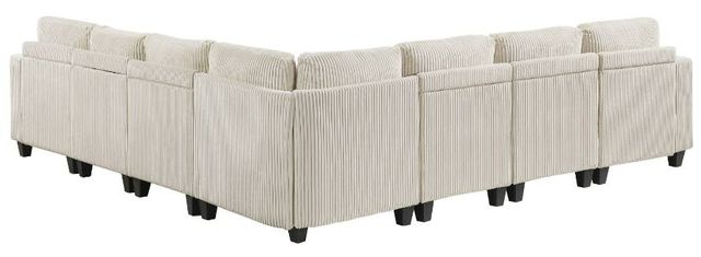 Homelegance® Walterboro 7-Piece Beige Modular Sectional with Storage and Reclining Back Rest-3
