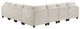 Homelegance® Walterboro 7-Piece Beige Modular Sectional with Storage and Reclining Back Rest-3