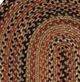 Capel Rugs Homecoming Chestnut Brown 3' x 5' Oval Rug-1