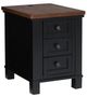 Signature Design by Ashley® Wildenauer Brown Side Table with Black Frame-0