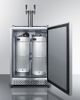 Summit® Stainless Steel Commercial Dual Kombucha Dispensing Tap Kit-2