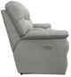 La-Z-Boy® James Dove Gray Power Reclining Loveseat with Console, Headrest, and Lumbar-3