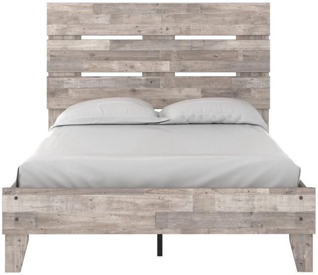 Signature Design by Ashley® Neilsville Whitewash Queen Panel Headboard-3