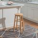 Linon Abby Natural Counter Stool-1