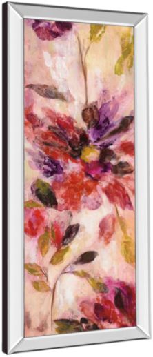 Classy Living Silvia Vassileva Exuberant Florals I Mirror Framed Wall Art-3