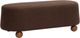 TOV Furniture Jaine Chocolate Brown Bench-0