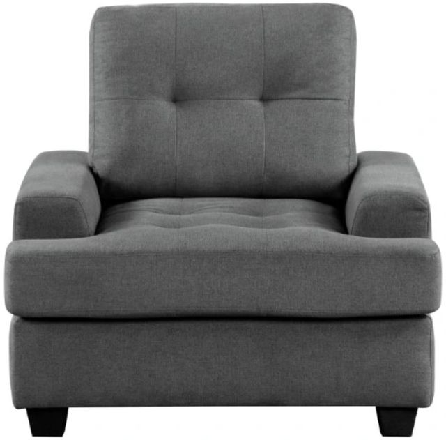 Homelegance® Dunstan Dark Gray Chair-2