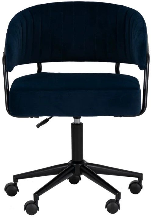 Linon Portland Navy Office Chair-3