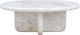 TOV Furniture Juju White Short Faux Marble Indoor/Outdoor Round Coffee Table-4