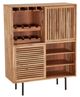 Porter International Designs Bauhaus Natural Bar Cabinet-0