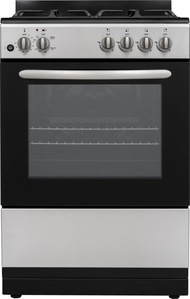 Element® 24" Stainless Steel Freestanding Gas Range-0