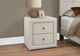 Monarch Specialties Inc. Beige Linen Night Stand-2