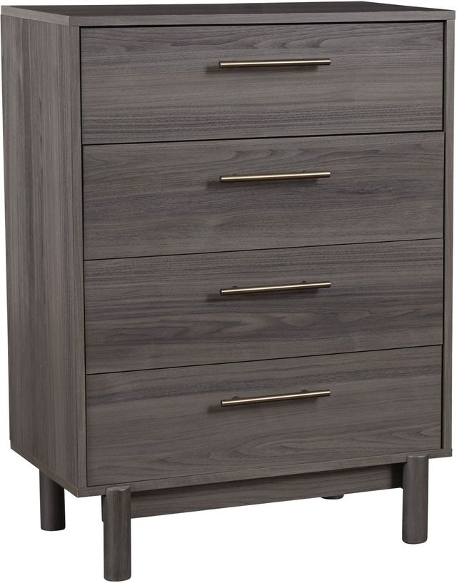 Signature Design by Ashley® Brymont 3-Piece Dark Gray Queen Panel Headboard Youth Bed Set-3