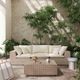 TOV Furniture Mixie Taupe Tile Concrete Indoor/Outdoor Coffee Table-1