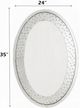 ACME Furniture Nysa Mirrored/Silver Oval Mirror-2