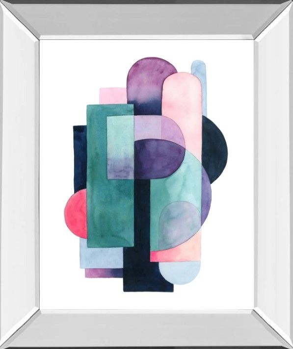 Classy Art Urban Deco II by Grace Popp Mirrored Frame Wall Art-0