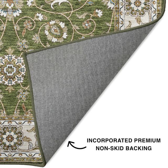 Dalyn™ Rug Company Hatay HY1 Olive 5'x8' Area Rug-1