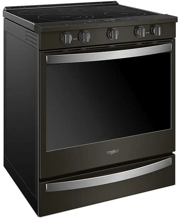 Whirlpool® 30" Fingerprint Resistant Black Stainless Steel Smart Slide-In Electric Range-3