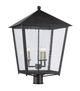 Currey & Company Bening Midnight Large Post Light-0