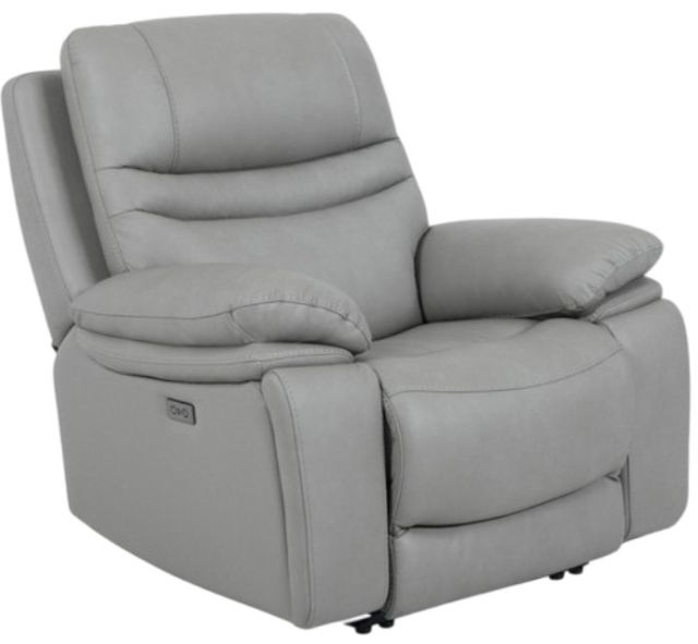 American Wholesale Furniture Oslo Pewter Power Recliner-0