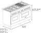 ZLINE Autograph Edition 60" Stainless Steel Pro Style Dual Fuel Range-2