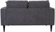 Porter International Designs Keaton Gray Loveseat-3