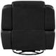Homelegance® Littleton Black Manual Swivel Glider Recliner-4
