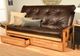 Kodiak Furniture Monterey Oregon Trail Java/Butternut Queen Storage Futon with Mattress-4